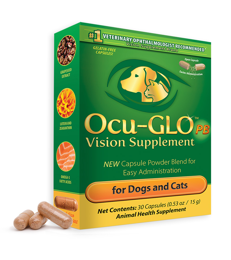 Ocu-GLO<sup>®</sup> Powder Blend for Small Dogs and Mature Cats